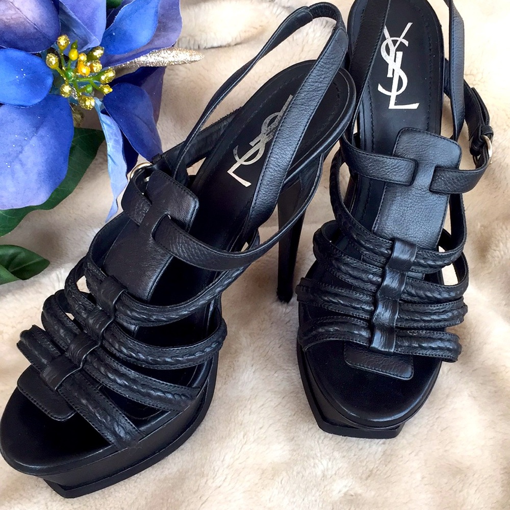 YSL Tribute Hampton Platform Sandals